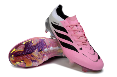 Adidas Predator 26 Elite FG Firm Ground Soccer Cleats - Pink/Electric Pink/Black