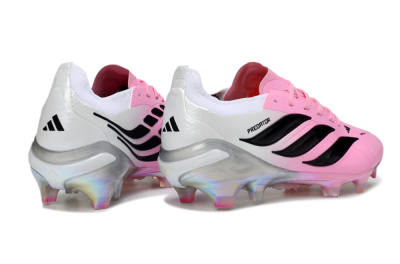 Adidas Predator 26 Elite FG Firm Ground Soccer Cleats - Pink/Electric Pink/Black
