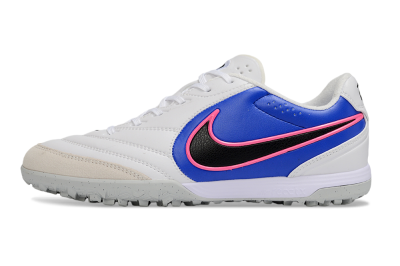 Nike Tiempo Legend 11 Elite TF Artificial Turf Soccer Shoes - White/Electric Blue/Neon Pink