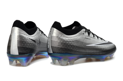 Nike Air Zoom Mercurial Vapor 17 Elite FG Firm Ground Soccer Cleats - Silver/Electric Blue/Shiny Black