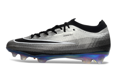 Nike Air Zoom Mercurial Vapor 17 Elite FG Firm Ground Soccer Cleats - Silver/Electric Blue/Shiny Black