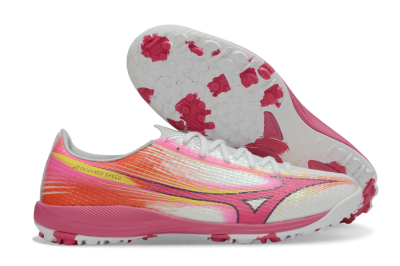 Mizuno Alpha 3 Elite TF Artificial Turf Soccer Shoes - Pink/Vibrant Pink/Neon Orange