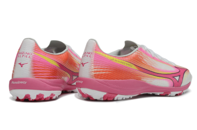 Mizuno Alpha 3 Elite TF Artificial Turf Soccer Shoes - Pink/Vibrant Pink/Neon Orange