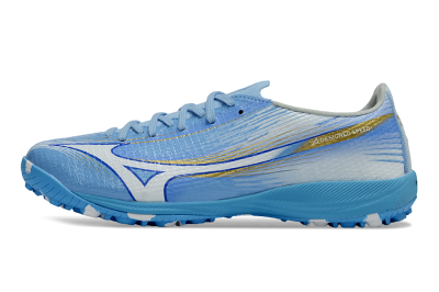 Mizuno Alpha 3 Elite TF Artificial Turf Soccer Shoes - Blue/Sky Blue/White