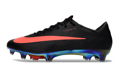 Nike Air Zoom Mercurial Superfly 11 FG Firm Ground Soccer Cleats - Black/Neon Coral/Rainbow Reflective