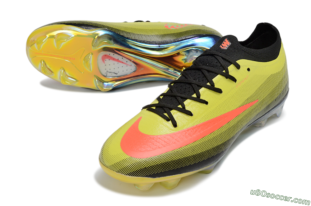 Nike Air Zoom Mercurial Vapor 17 Elite FG Firm Ground Soccer Cleats - Yellow/Electric Yellow/Fiery Coral 3