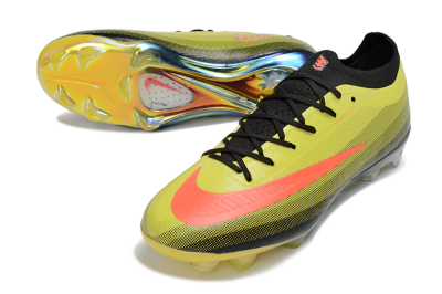 Nike Air Zoom Mercurial Vapor 17 Elite FG Firm Ground Soccer Cleats - Yellow/Electric Yellow/Fiery Coral