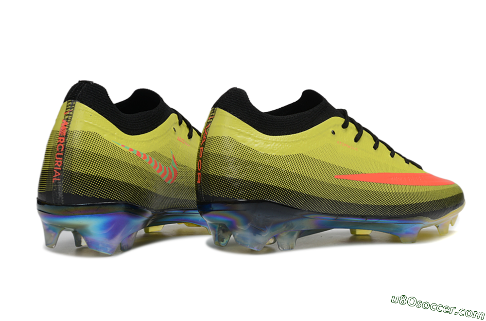 Nike Air Zoom Mercurial Vapor 17 Elite FG Firm Ground Soccer Cleats - Yellow/Electric Yellow/Fiery Coral 6
