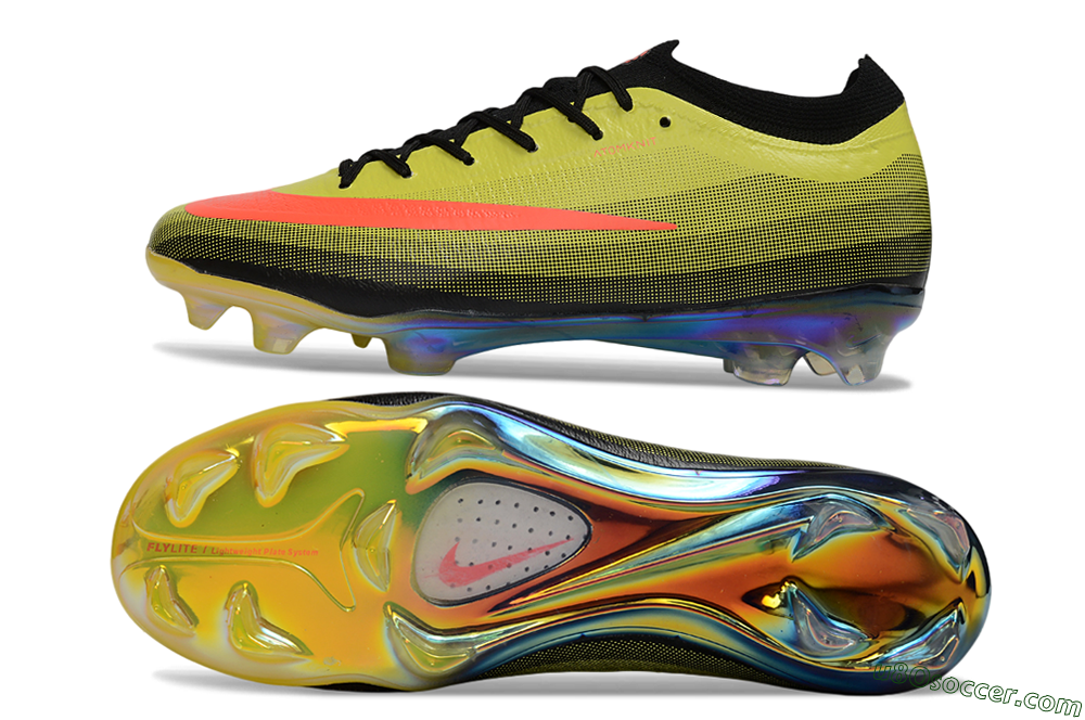 Nike Air Zoom Mercurial Vapor 17 Elite FG Firm Ground Soccer Cleats - Yellow/Electric Yellow/Fiery Coral 0