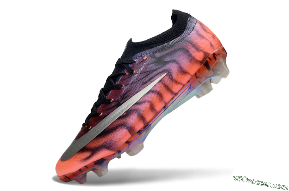 Nike Air Zoom Mercurial Vapor 17 Elite FG Firm Ground Soccer Cleats - Orange/Flamingo Pink/Black Violet 5