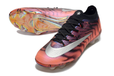 Nike Air Zoom Mercurial Vapor 17 Elite FG Firm Ground Soccer Cleats - Orange/Flamingo Pink/Black Violet