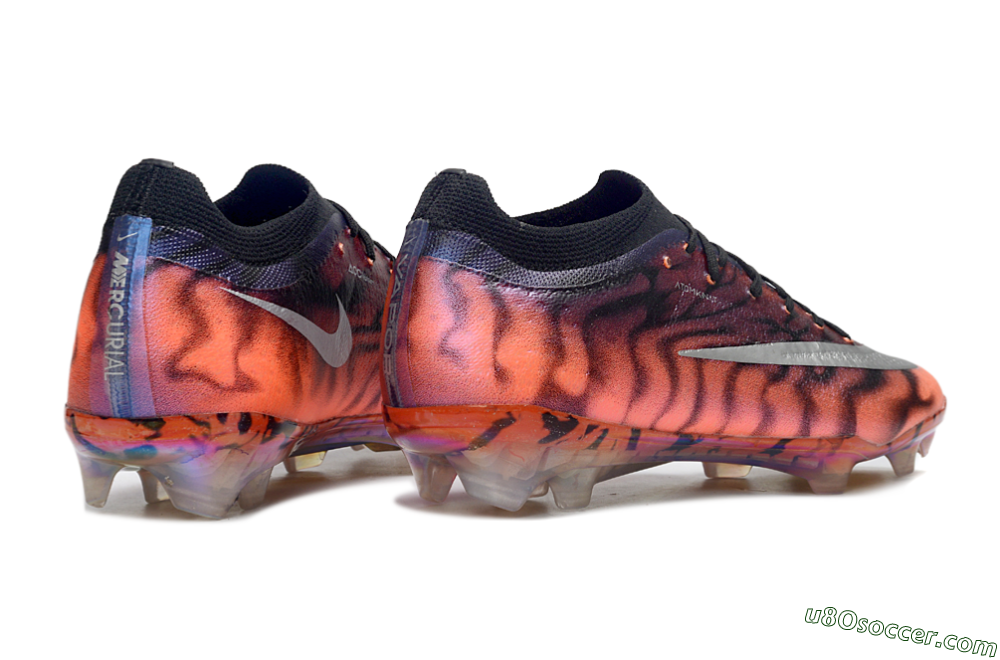 Nike Air Zoom Mercurial Vapor 17 Elite FG Firm Ground Soccer Cleats - Orange/Flamingo Pink/Black Violet 6