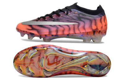 Nike Air Zoom Mercurial Vapor 17 Elite FG Firm Ground Soccer Cleats - Orange/Flamingo Pink/Black Violet