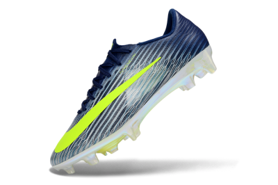 Nike Air Zoom Mercurial Superfly 11 FG Firm Ground Soccer Cleats - Blue/Highlighter Yellow/Steel Grey