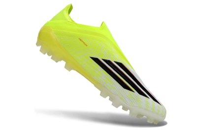 Adidas F50 Elite Laceless AG Artificial Grass Soccer Cleats - Yellow/Electric Lime/Black