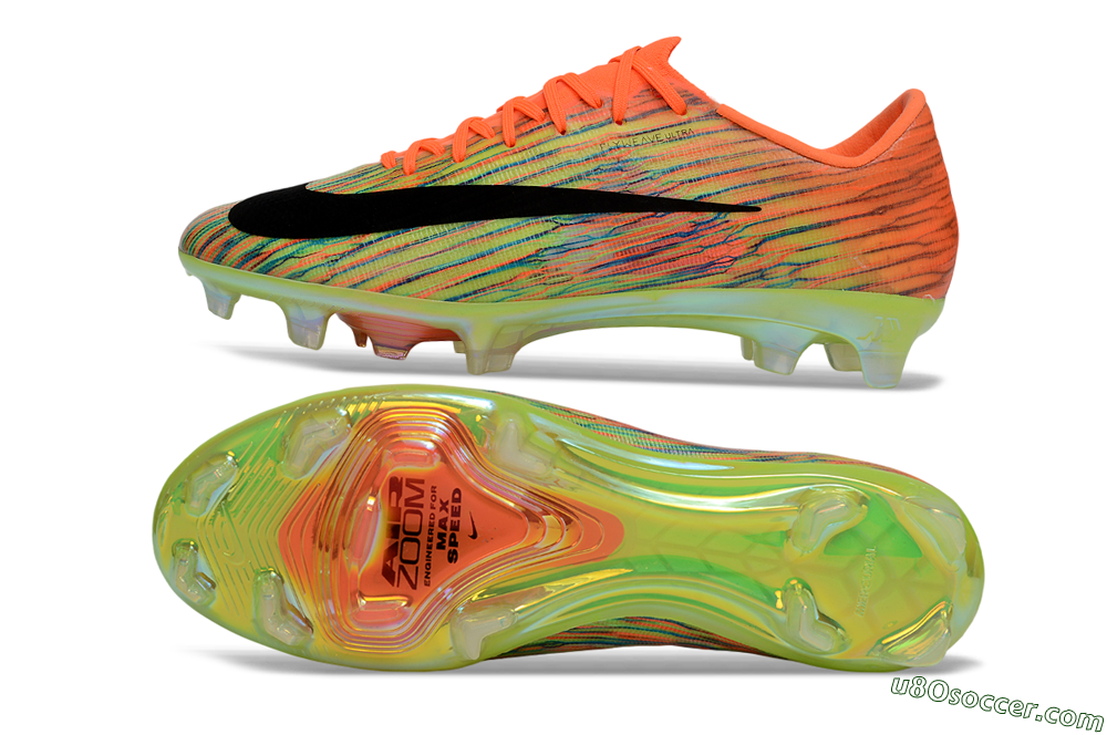 Nike Air Zoom Mercurial Superfly 11 FG Firm Ground Soccer Cleats - Orange/Flame Orange/Neon Green 0