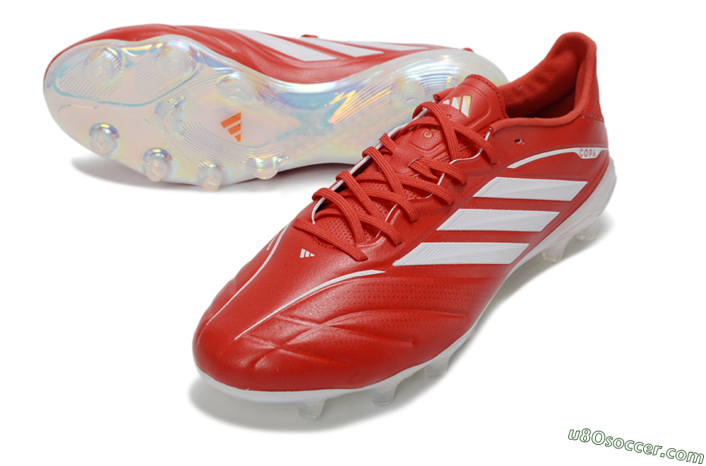 Adidas Copa Pure 4 Elite FG Firm Ground Soccer Cleats - Red/Crimson Blaze/White Lightning 3