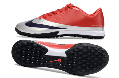 Nike Air Zoom Mercurial Vapor 16 Elite TF Artificial Turf Soccer Shoes - Red/Bright Coral/Metallic Silver