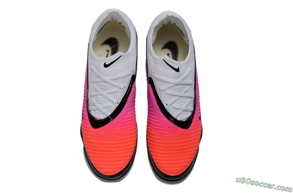 Nike Phantom 6 Elite Low TF Artificial Turf Soccer Shoes - Pink/Vibrant Pink/Classic Black 4