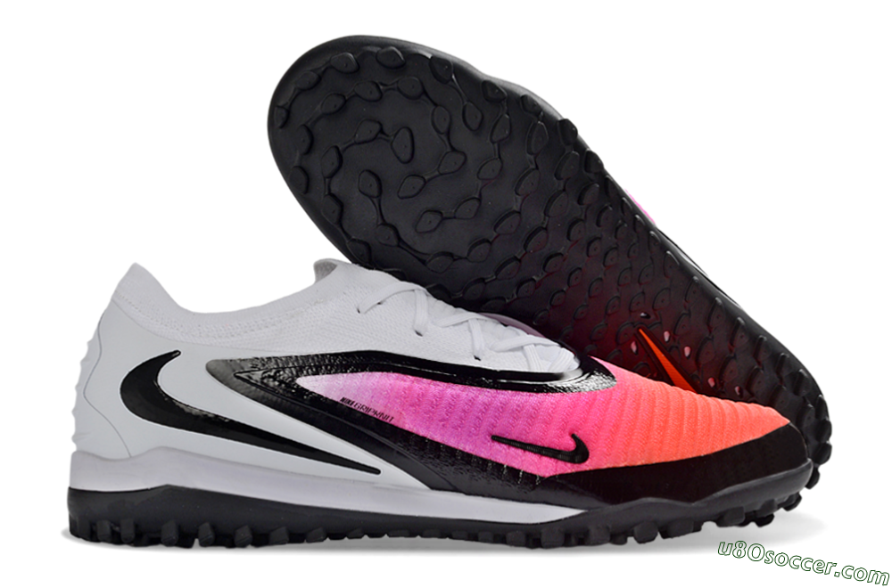 Nike Phantom 6 Elite Low TF Artificial Turf Soccer Shoes - Pink/Vibrant Pink/Classic Black 1