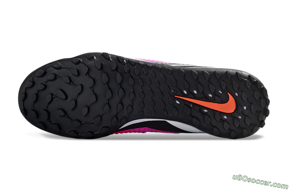 Nike Phantom 6 Elite Low TF Artificial Turf Soccer Shoes - Pink/Vibrant Pink/Classic Black 6