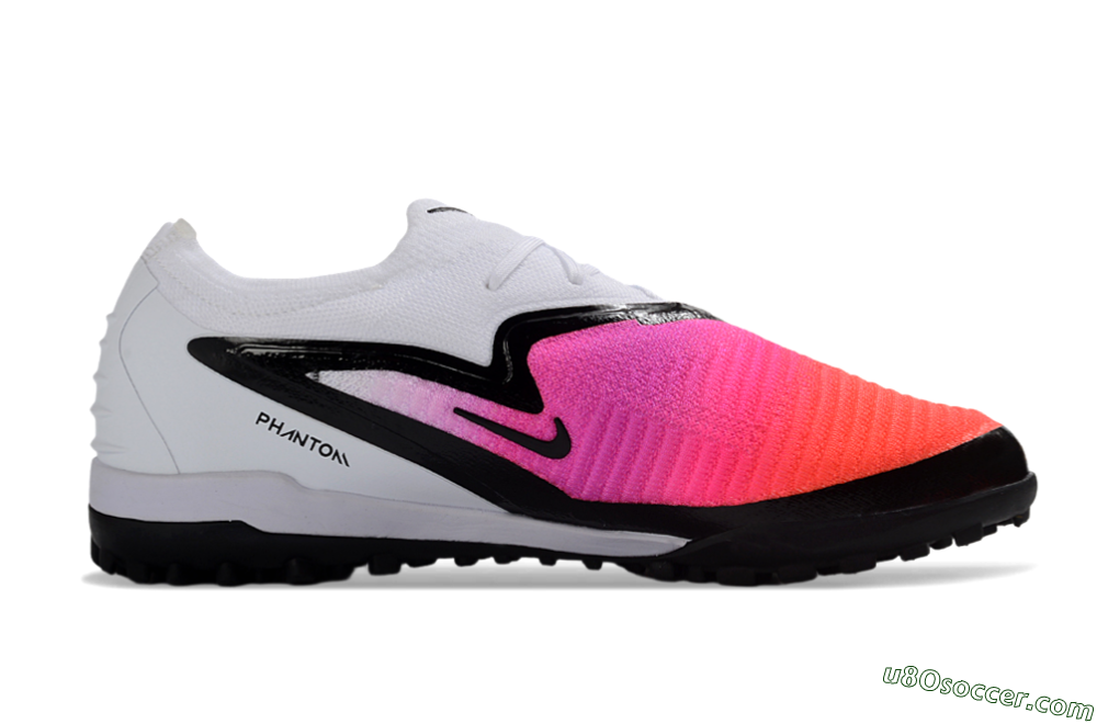 Nike Phantom 6 Elite Low TF Artificial Turf Soccer Shoes - Pink/Vibrant Pink/Classic Black 7