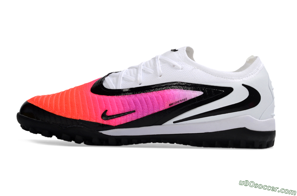 Nike Phantom 6 Elite Low TF Artificial Turf Soccer Shoes - Pink/Vibrant Pink/Classic Black 2