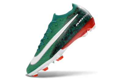 Nike Air Zoom Mercurial Vapor 16 Elite FG Firm Ground Soccer Cleats - Green/Emerald Wave/Fiery Coral