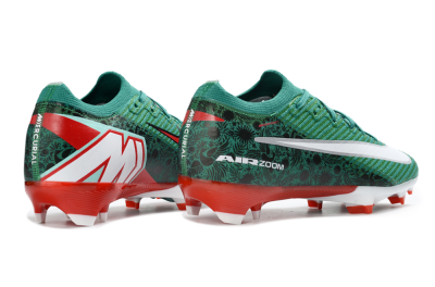 Nike Air Zoom Mercurial Vapor 16 Elite FG Firm Ground Soccer Cleats - Green/Emerald Wave/Fiery Coral