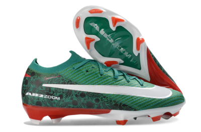 Nike Air Zoom Mercurial Vapor 16 Elite FG Firm Ground Soccer Cleats - Green/Emerald Wave/Fiery Coral