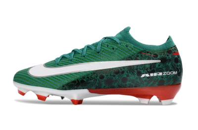 Nike Air Zoom Mercurial Vapor 16 Elite FG Firm Ground Soccer Cleats - Green/Emerald Wave/Fiery Coral