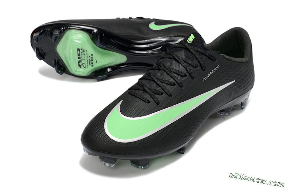 Nike Air Zoom Mercurial Superfly 11 FG Firm Ground Soccer Cleats - Black/Lime Green/Slate Gray 3