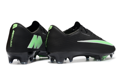 Nike Air Zoom Mercurial Superfly 11 FG Firm Ground Soccer Cleats - Black/Lime Green/Slate Gray