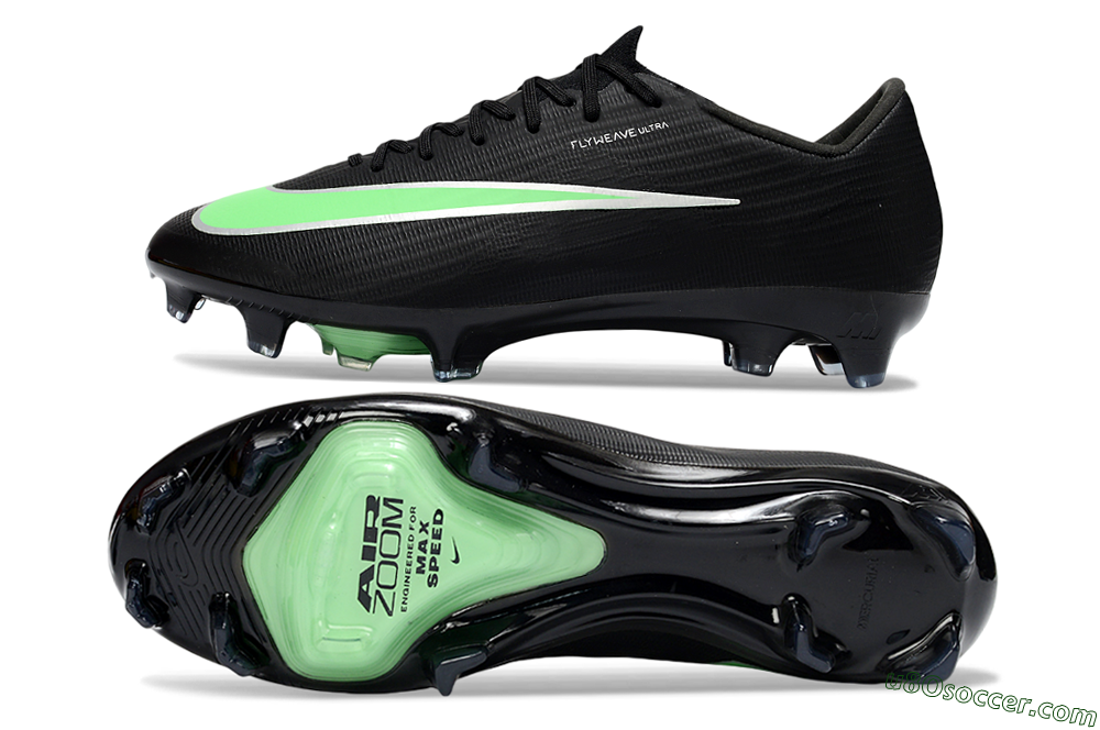 Nike Air Zoom Mercurial Superfly 11 FG Firm Ground Soccer Cleats - Black/Lime Green/Slate Gray 0
