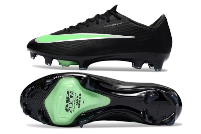 Nike Air Zoom Mercurial Superfly 11 FG Firm Ground Soccer Cleats - Black/Lime Green/Slate Gray