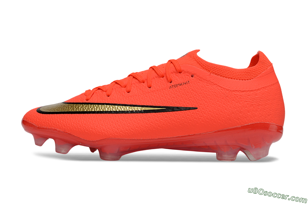 Nike Air Zoom Mercurial Vapor 16 Elite FG Firm Ground Soccer Cleats - Orange/Sunset Orange/Jet Black 2