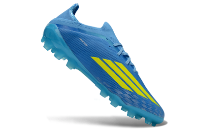 Adidas F50 Elite AG Artificial Grass Soccer Cleats - Blue/Neon Yellow/Light Blue