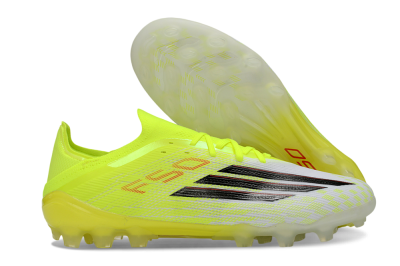 Adidas F50 Elite AG Artificial Grass Soccer Cleats - Yellow/Vibrant Neon/Flashy Black