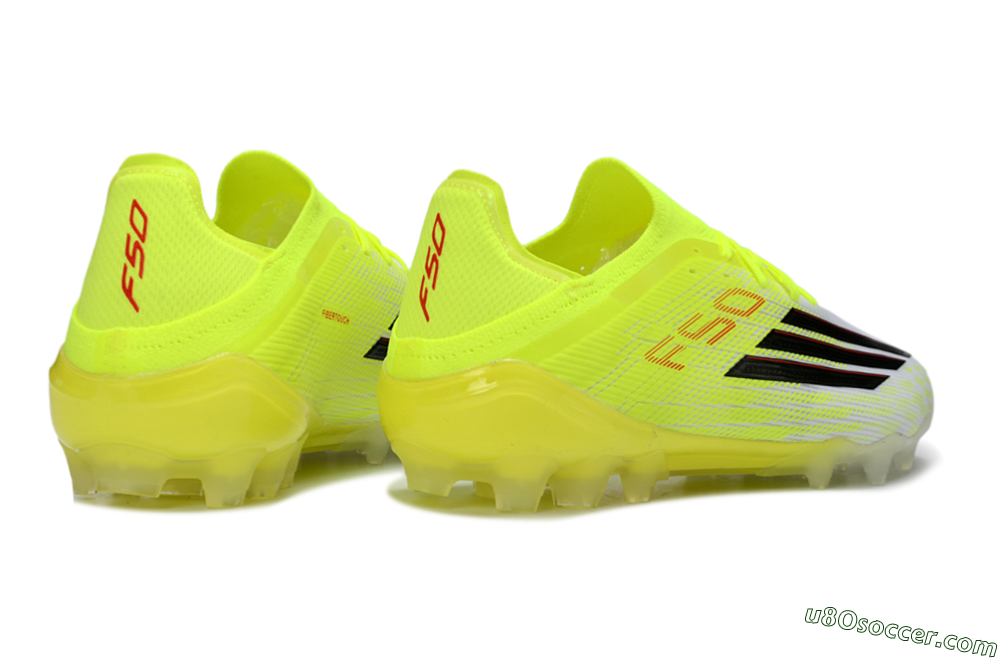 Adidas F50 Elite AG Artificial Grass Soccer Cleats - Yellow/Vibrant Neon/Flashy Black 6