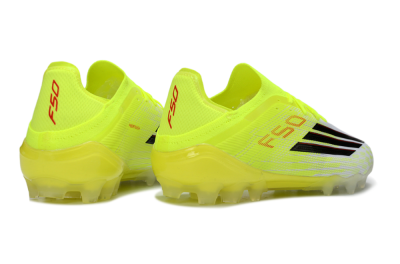 Adidas F50 Elite AG Artificial Grass Soccer Cleats - Yellow/Vibrant Neon/Flashy Black