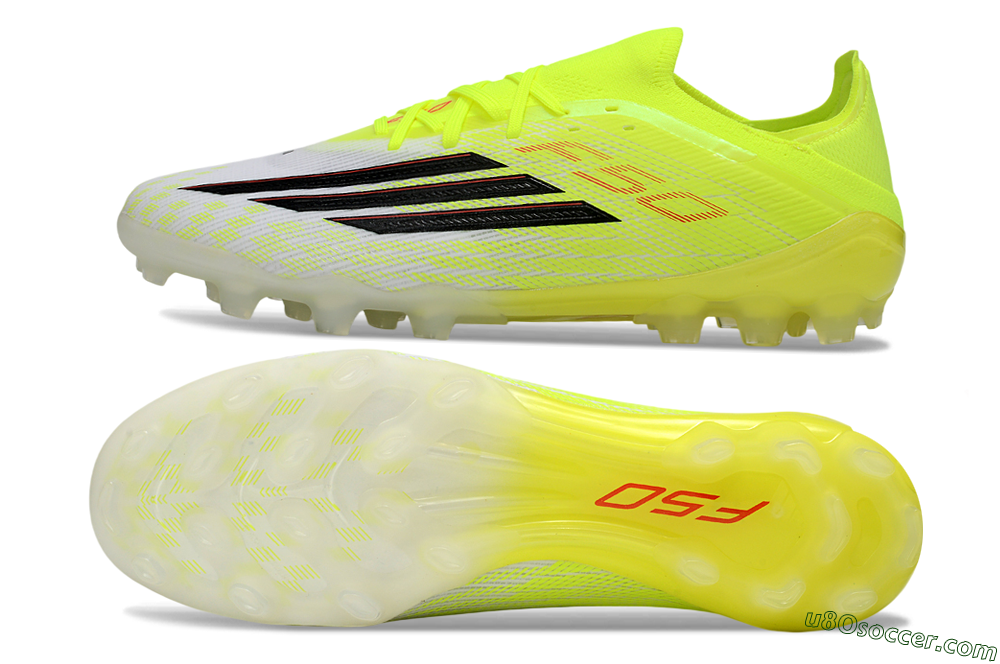 Adidas F50 Elite AG Artificial Grass Soccer Cleats - Yellow/Vibrant Neon/Flashy Black 0