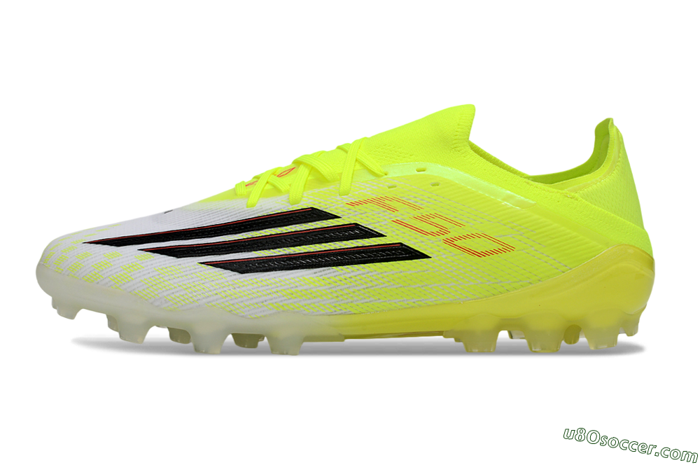 Adidas F50 Elite AG Artificial Grass Soccer Cleats - Yellow/Vibrant Neon/Flashy Black 2