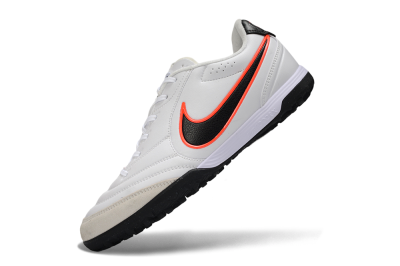 Nike Tiempo Legend 11 Elite TF Artificial Turf Soccer Shoes - White/Black/Orange