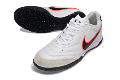 Nike Tiempo Legend 11 Elite TF Artificial Turf Soccer Shoes - White/Black/Orange