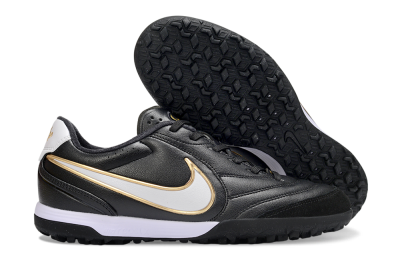 Nike Tiempo Legend 11 Elite TF Artificial Turf Soccer Shoes - Black/Bold Gold/White
