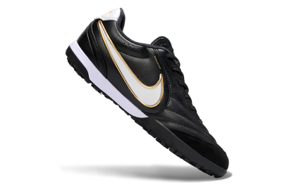 Nike Tiempo Legend 11 Elite TF Artificial Turf Soccer Shoes - Black/Bold Gold/White