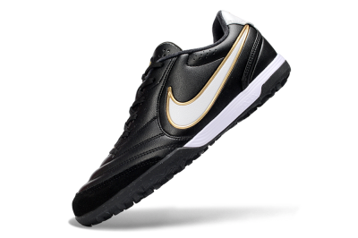 Nike Tiempo Legend 11 Elite TF Artificial Turf Soccer Shoes - Black/Bold Gold/White