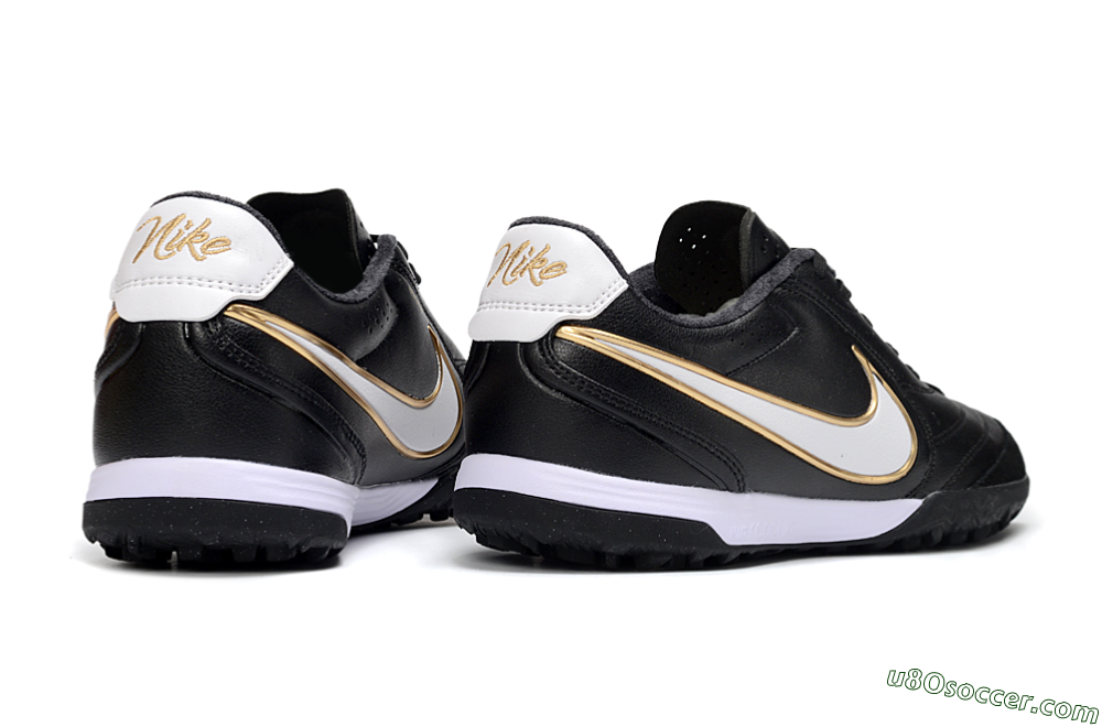 Nike Tiempo Legend 11 Elite TF Artificial Turf Soccer Shoes - Black/Bold Gold/White 6