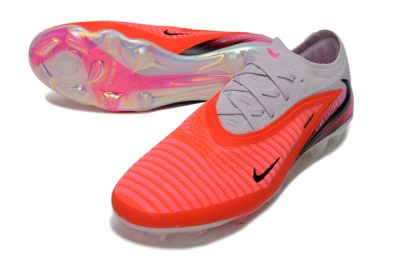 Nike Phantom 6 Elite Low FG Firm Ground Soccer Cleats - Pink/Bright Neon/Black