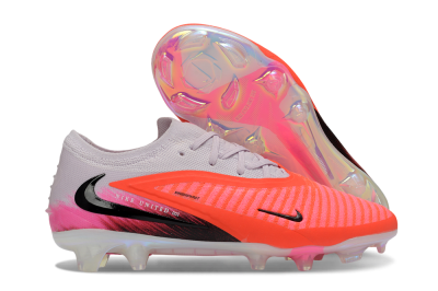 Nike Phantom 6 Elite Low FG Firm Ground Soccer Cleats - Pink/Bright Neon/Black